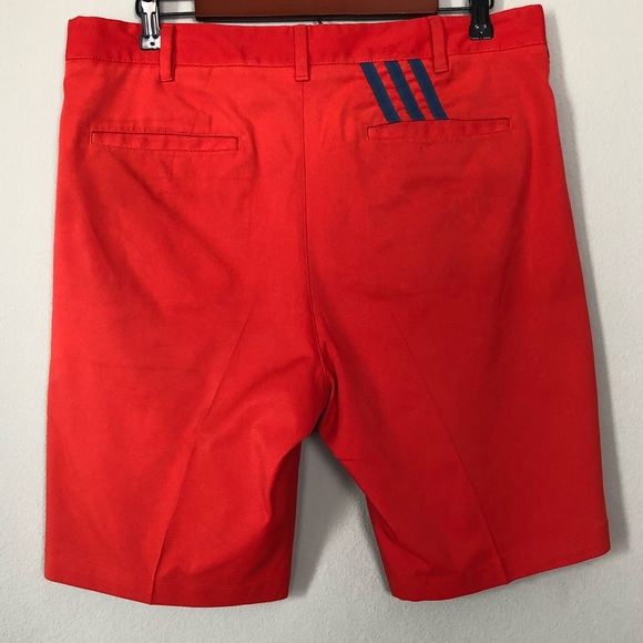 adidas Shorts | Mens Adidas Orange Golf Shorts Size 34 | Poshmark